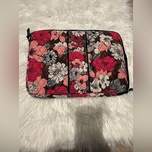 Vera Bradley Pink and Brown Floral Laptop Case